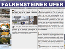 Tablet Screenshot of falkensteiner-ufer.de